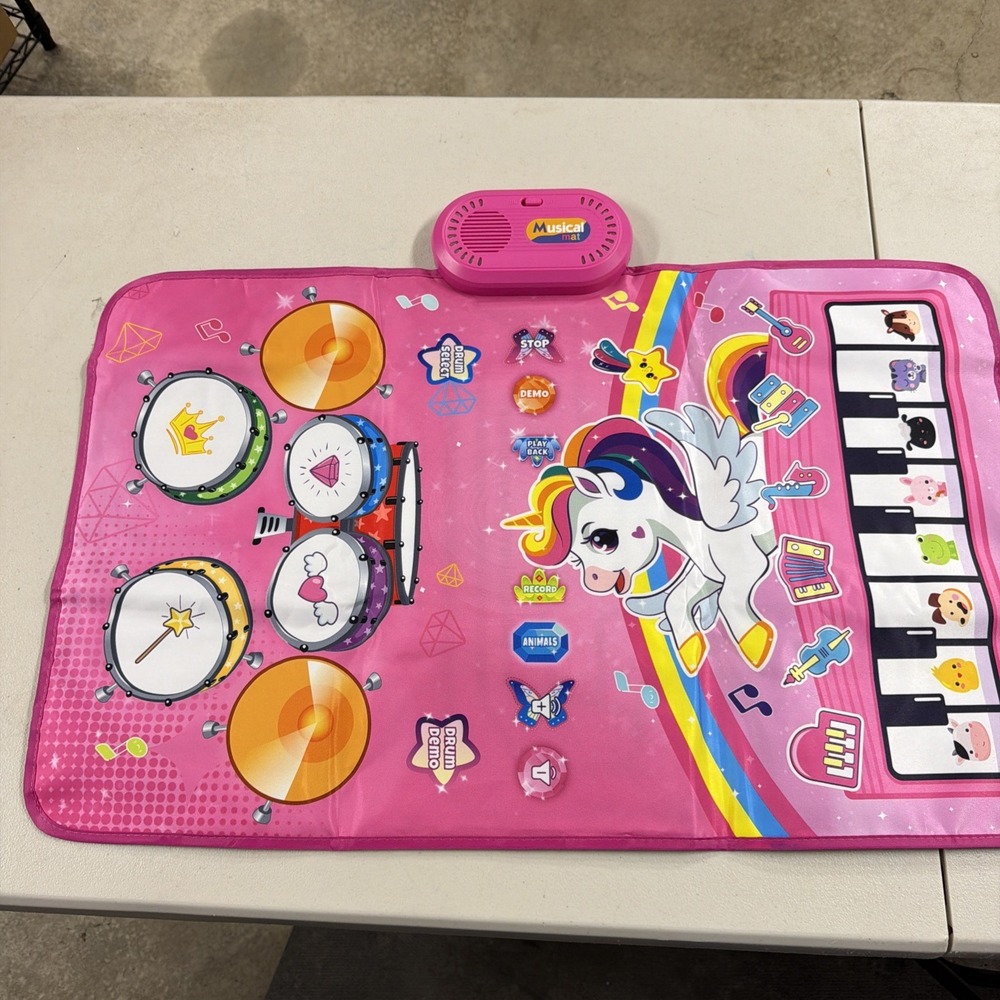 Toys for 1 Year Old Girl Gifts: Baby Musical Mat Toddler Toys Age 1-2 - 3 in 1 P